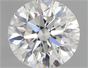 Natural Diamond 0.40 Carats, Round with Excellent Cut, G Color, VVS1 Clarity and Certified by GIA