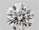 Natural Diamond 0.40 Carats, Round with Excellent Cut, H Color, VS2 Clarity and Certified by GIA