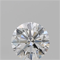 Natural Diamond 1.50 Carats, Round with Excellent Cut, E Color, VVS2 Clarity and Certified by GIA