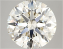 Natural Diamond 4.71 Carats, Round with Excellent Cut, I Color, VVS2 Clarity and Certified by IGI