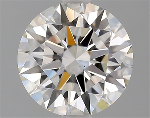 Picture of Natural Diamond 2.01 Carats, Round with Excellent Cut, K Color, VS1 Clarity and Certified by GIA