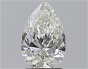 Natural Diamond 1.50 Carats, Pear with  Cut, I Color, SI1 Clarity and Certified by GIA