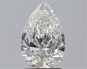 Picture of Natural Diamond 1.50 Carats, Pear with  Cut, I Color, SI1 Clarity and Certified by GIA