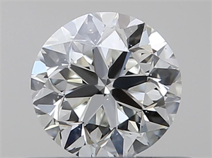 Picture of Natural Diamond 0.40 Carats, Round with Very Good Cut, I Color, VS2 Clarity and Certified by GIA