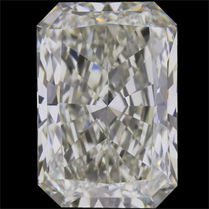 Picture of Natural Diamond 0.45 Carats, Radiant with  Cut, J Color, VVS2 Clarity and Certified by GIA