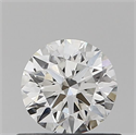 Natural Diamond 0.46 Carats, Round with Excellent Cut, H Color, SI1 Clarity and Certified by GIA