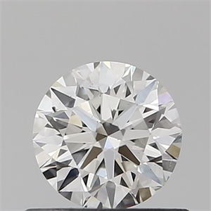 Picture of Natural Diamond 0.46 Carats, Round with Excellent Cut, H Color, SI1 Clarity and Certified by GIA