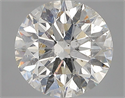 Natural Diamond 2.23 Carats, Round with Excellent Cut, H Color, I1 Clarity and Certified by GIA