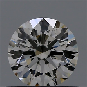 Picture of Natural Diamond 0.51 Carats, Round with Excellent Cut, I Color, VS1 Clarity and Certified by GIA