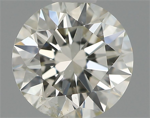 Picture of Natural Diamond 0.50 Carats, Round with Excellent Cut, I Color, SI2 Clarity and Certified by IGI