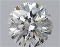 Natural Diamond 2.01 Carats, Round with Excellent Cut, I Color, SI2 Clarity and Certified by GIA