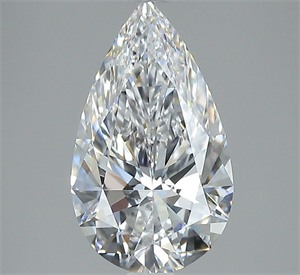 Picture of Natural Diamond 2.02 Carats, Pear with  Cut, D Color, FL Clarity and Certified by GIA