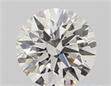 Natural Diamond 0.43 Carats, Round with Excellent Cut, J Color, VS2 Clarity and Certified by GIA