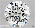 Natural Diamond 0.60 Carats, Round with Excellent Cut, J Color, SI2 Clarity and Certified by GIA