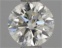 Natural Diamond 0.50 Carats, Round with Excellent Cut, I Color, VVS1 Clarity and Certified by IGI