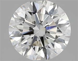 Picture of Natural Diamond 1.80 Carats, Round with Excellent Cut, I Color, VS2 Clarity and Certified by GIA