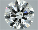 Natural Diamond 3.00 Carats, Round with Excellent Cut, I Color, VS2 Clarity and Certified by GIA