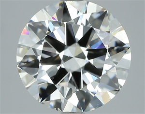 Picture of Natural Diamond 3.00 Carats, Round with Excellent Cut, I Color, VS2 Clarity and Certified by GIA