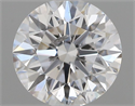 Natural Diamond 0.50 Carats, Round with Excellent Cut, E Color, I1 Clarity and Certified by GIA