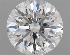 Picture of Natural Diamond 0.50 Carats, Round with Excellent Cut, E Color, I1 Clarity and Certified by GIA