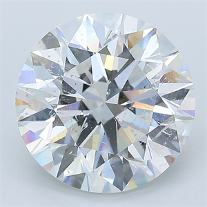 Picture of Natural Diamond 4.21 Carats, Round with Excellent Cut, G Color, SI2 Clarity and Certified by GIA