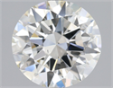 Natural Diamond 2.01 Carats, Round with Excellent Cut, J Color, SI1 Clarity and Certified by GIA