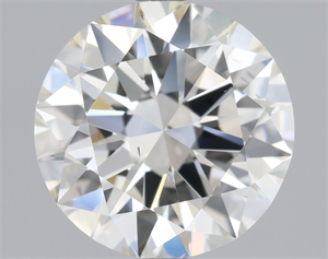 Picture of Natural Diamond 2.01 Carats, Round with Excellent Cut, J Color, SI1 Clarity and Certified by GIA