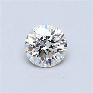 Picture of Natural Diamond 0.46 Carats, Round with Very Good Cut, J Color, VS1 Clarity and Certified by GIA