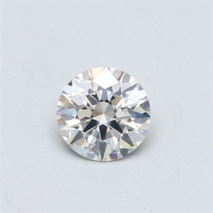 Picture of Natural Diamond 0.40 Carats, Round with Excellent Cut, I Color, SI2 Clarity and Certified by GIA