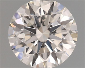 Picture of Natural Diamond 0.40 Carats, Round with Excellent Cut, H Color, VS1 Clarity and Certified by GIA