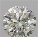 Natural Diamond 0.73 Carats, Round with Excellent Cut, K Color, SI2 Clarity and Certified by IGI