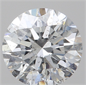 Natural Diamond 0.40 Carats, Round with Excellent Cut, F Color, I1 Clarity and Certified by GIA