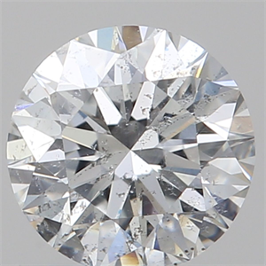 Picture of Natural Diamond 0.40 Carats, Round with Excellent Cut, F Color, I1 Clarity and Certified by GIA