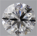 Natural Diamond 2.01 Carats, Round with Very Good Cut, F Color, SI1 Clarity and Certified by GIA