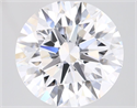 Natural Diamond 2.53 Carats, Round with Excellent Cut, D Color, VS1 Clarity and Certified by GIA