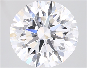 Picture of Natural Diamond 2.53 Carats, Round with Excellent Cut, D Color, VS1 Clarity and Certified by GIA