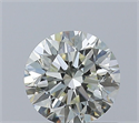 Natural Diamond 0.60 Carats, Round with Very Good Cut, J Color, VVS1 Clarity and Certified by IGI