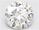 Natural Diamond 3.01 Carats, Round with Excellent Cut, F Color, SI2 Clarity and Certified by GIA