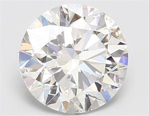 Picture of Natural Diamond 3.01 Carats, Round with Excellent Cut, F Color, SI2 Clarity and Certified by GIA