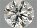 Natural Diamond 0.40 Carats, Round with Good Cut, I Color, VS2 Clarity and Certified by IGI