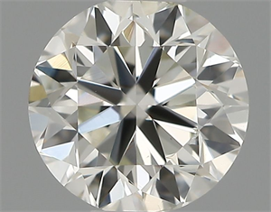 Picture of Natural Diamond 0.40 Carats, Round with Good Cut, I Color, VS2 Clarity and Certified by IGI