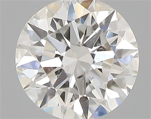 Picture of Natural Diamond 0.40 Carats, Round with Excellent Cut, H Color, SI1 Clarity and Certified by GIA