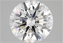 Natural Diamond 3.07 Carats, Round with Excellent Cut, E Color, VS2 Clarity and Certified by GIA