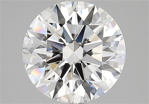 Picture of Natural Diamond 3.07 Carats, Round with Excellent Cut, E Color, VS2 Clarity and Certified by GIA