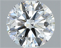 Natural Diamond 1.70 Carats, Round with Excellent Cut, F Color, VVS1 Clarity and Certified by GIA