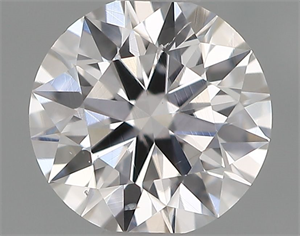 Picture of Natural Diamond 0.40 Carats, Round with Excellent Cut, E Color, SI1 Clarity and Certified by IGI