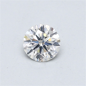 Picture of Natural Diamond 0.40 Carats, Round with Excellent Cut, H Color, SI2 Clarity and Certified by GIA