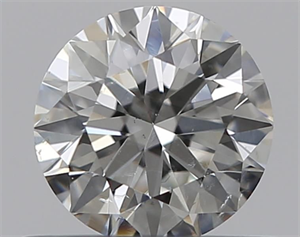 Picture of Natural Diamond 0.45 Carats, Round with Excellent Cut, I Color, SI2 Clarity and Certified by GIA