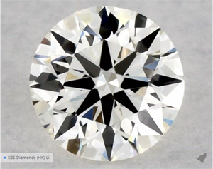 Picture of Natural Diamond 0.50 Carats, Round with Excellent Cut, J Color, VVS1 Clarity and Certified by GIA