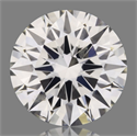 Natural Diamond 0.43 Carats, Round with Excellent Cut, F Color, I1 Clarity and Certified by GIA